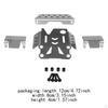 RC Car Chassis Skid Plate Axle Guard Protector Remote Control Spare Parts Set 1/12