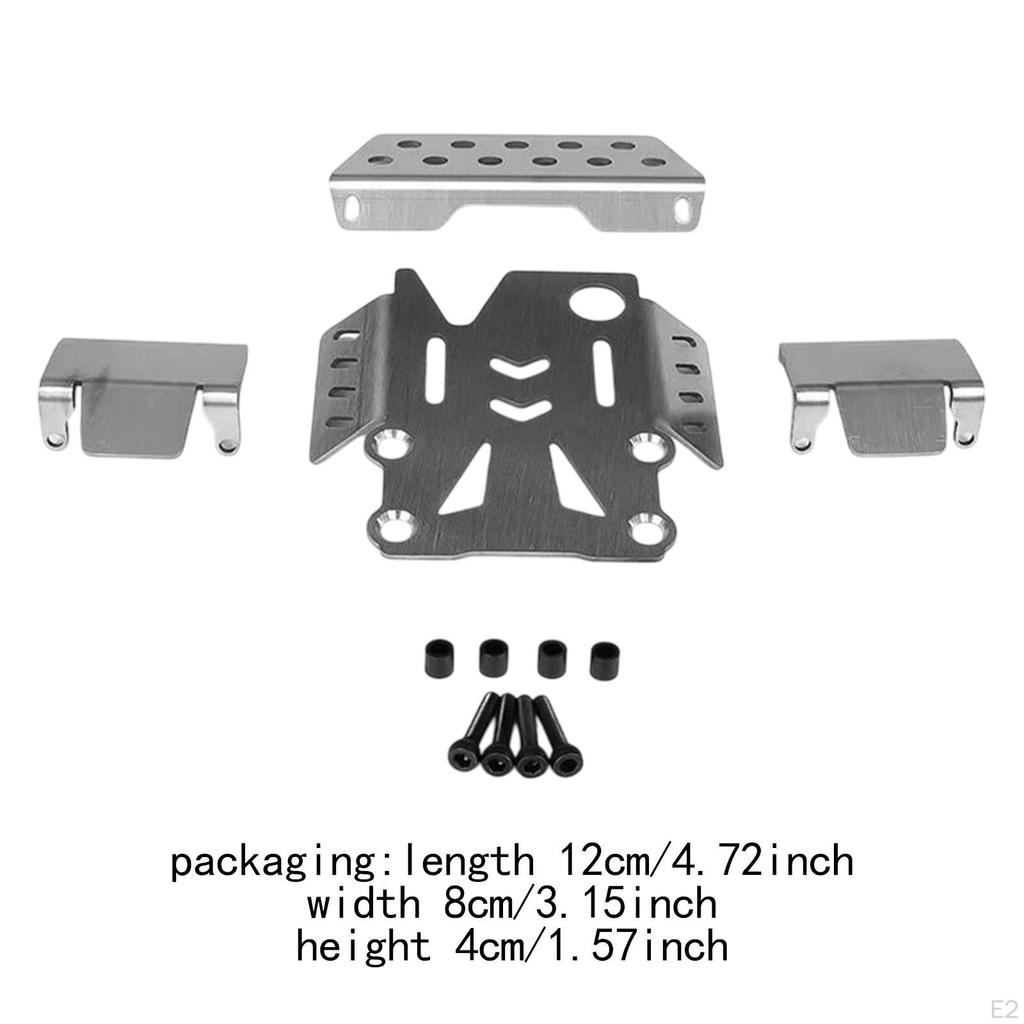 RC Car Chassis Skid Plate Axle Guard Protector Remote Control Spare Parts Set 1/12