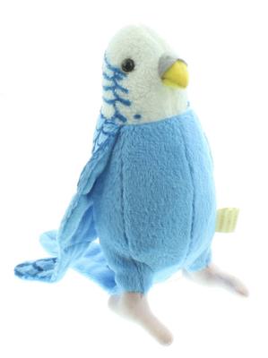Take Off Plush Budgerigar S Size Blue