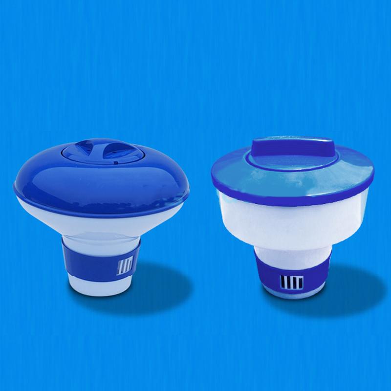 Swimming Pool Floating Chemical  Dispenser With Thermometer Disinfection
