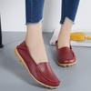 New Casual Shoes Mother Shoes Little White Shoes Two-layer Cowhide Shoes Soft Sole Comfortable Large Size Women's Shoes