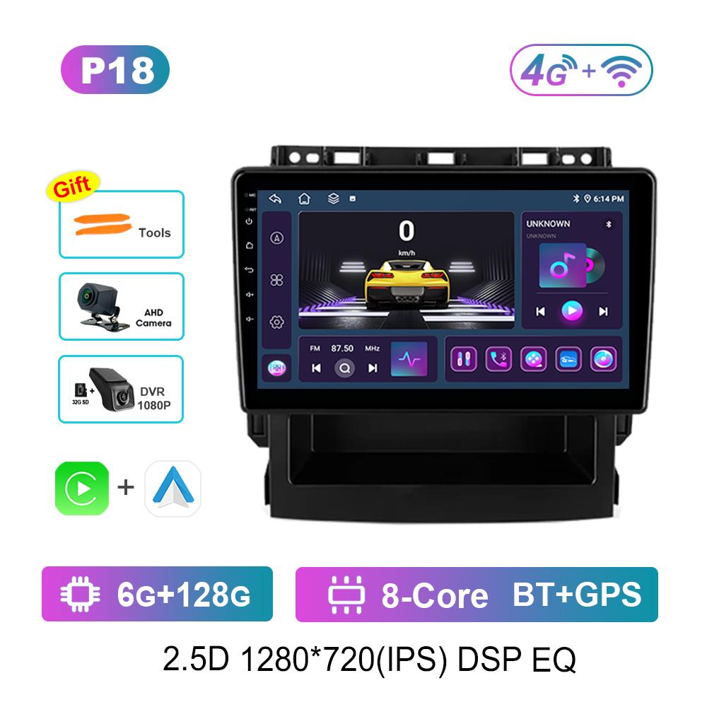 Car Radio Multimedia Player Android Auto for Subaru Forester 5 Impreza 5 2018 - 2025 GPS Navi WiFi DSP Stereo BT 4G Cooling Fan