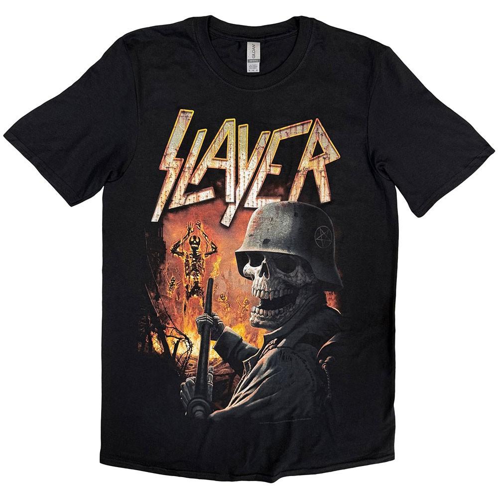 Slayer T Soldier Skull Burning Torch Band Logo Official Mens New Black Unisex T-Shirt XXXXL
