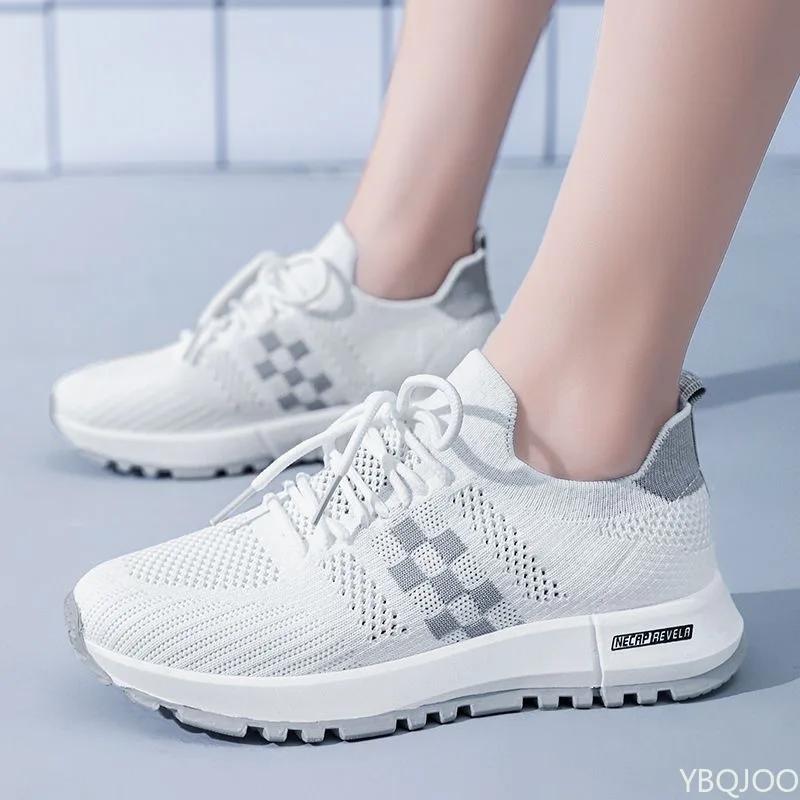 Fashion Women's spring summer Sneakers Casual versatile mesh shoes Trendy lightweight non slip shoe Fashion comfort ladies shoes Mujer