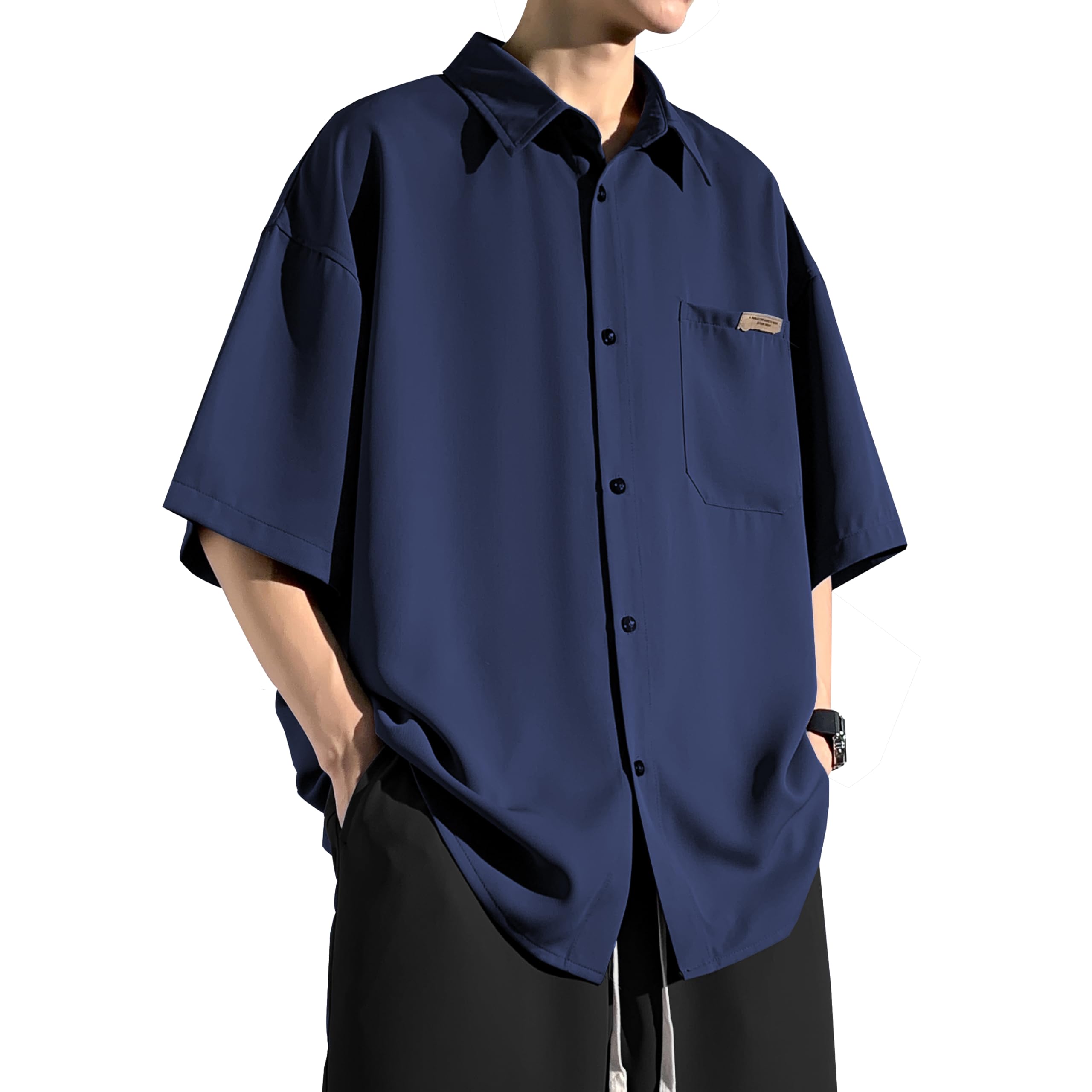 

Короткие Летние Большие Свободные [Metakey] Мужские Рубашки, Рукава, Одежда, Однотонные, Размеры, Повседневные, Стильные, Посадка, Простые, Легкие, Мягкие, Популярные, Одежда,