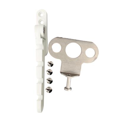 Sash Limiter Latch Door Lock Sash Lock Wind Hook Child Safety For Homes For Kindergartens White Plastic Mild Steel