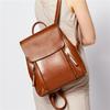 Echter Lederrucksack für Damen Trend Designer Ölwachs Rindsleder Tagesrucksack College Mädchen Reise Schultaschen