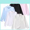 Girl School Uniform Shirt With Pure Cotton And Polyester Blend For Casual Wear