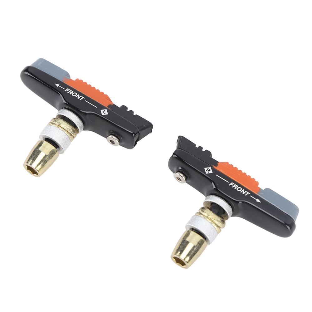 1 Pair Quiet Braking Bike V Brake Pads Grooved Surface Mountain Bike Brake Pads  Bike Repair