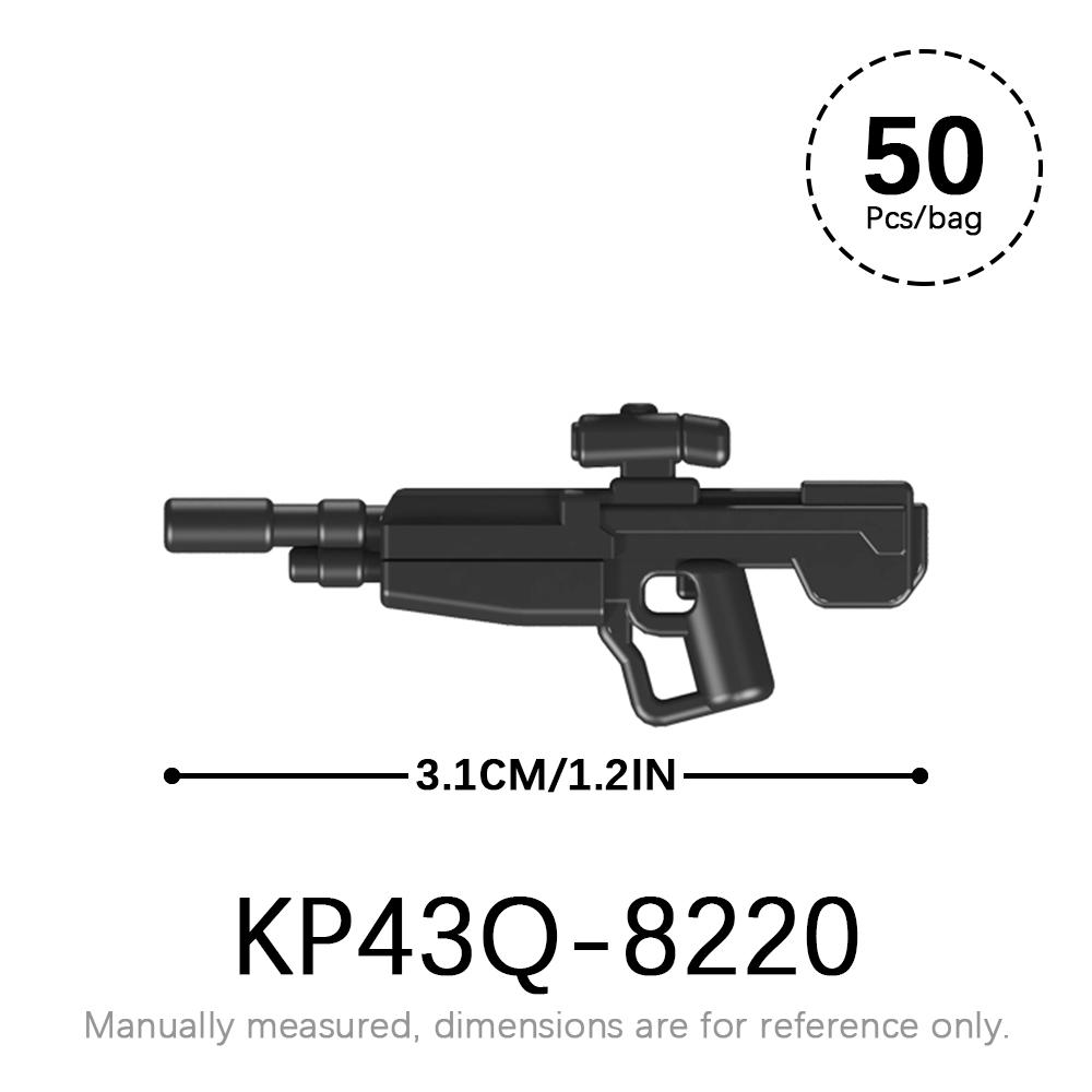 50pcs/lot Military Weapons Set SWAT WW2 Action Figures Parts MOC Bricks Star WW2 Corps Gun Accessories Building Blocks Kids Toys