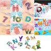 Transparent Letter Silicone Mold Letter And Number Mold Epoxy Resin Molds For Diy Jewelry Dried Flower Resin Crafts Tool