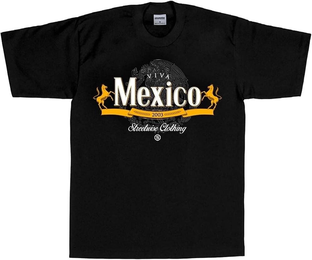Streetwise Viva mexico Графическая футболка Черная M-L-XL-2XL-3XL wbr/ -4XL-5XL Унисекс футболка S