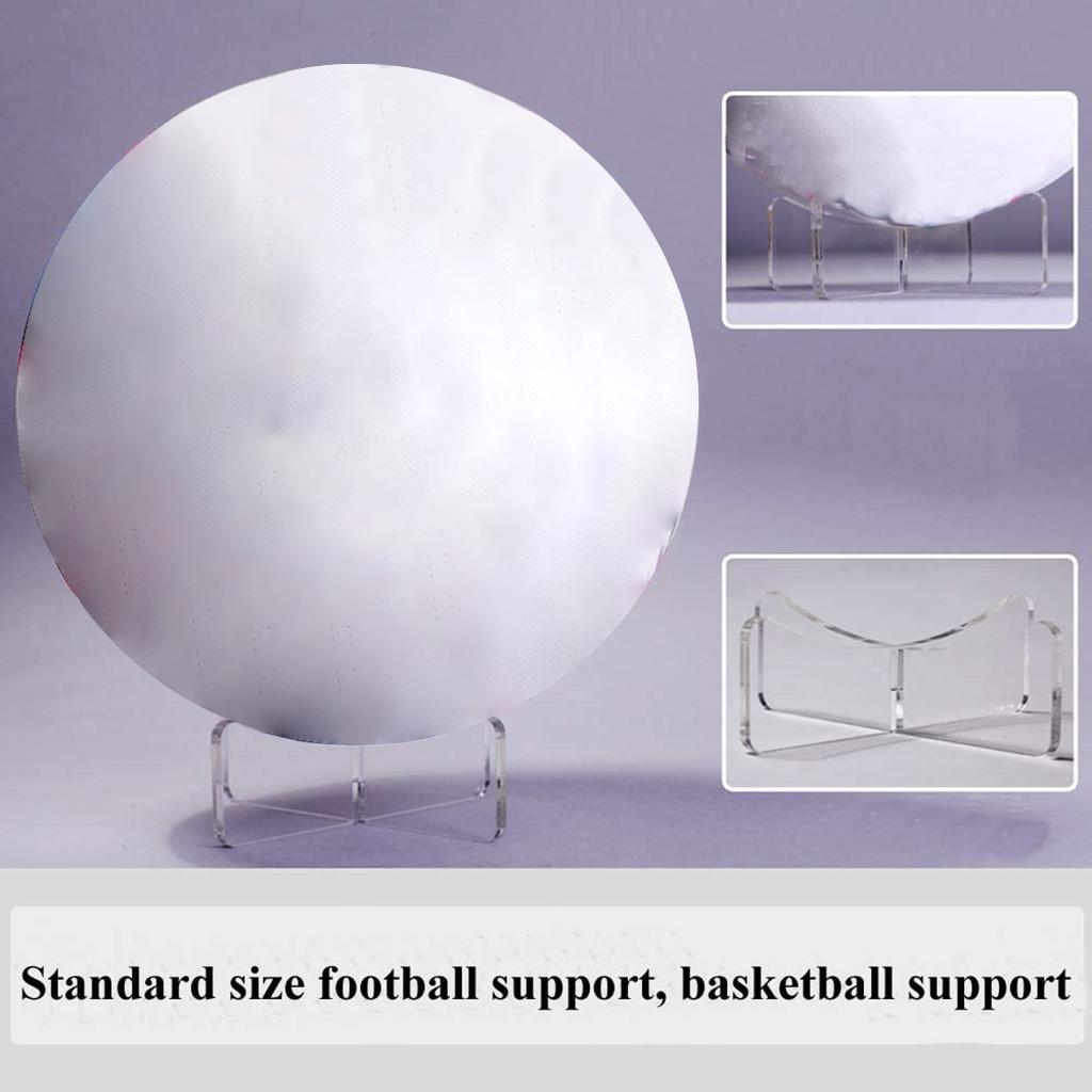 Acrylic Basketball Stand Holder Display Gift for Football Volleyball