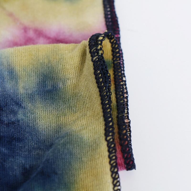 Tie Dye Modal Sweatshirt Scarf Fashionable Thin and Versatile Retro and Breathable