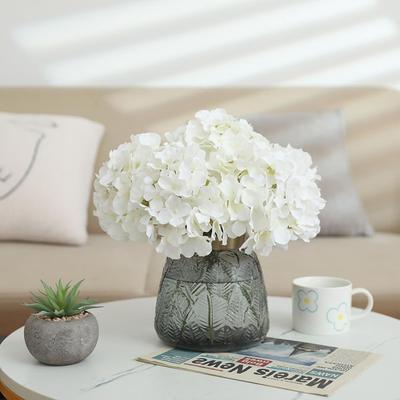 Artificial Flower Silk Hydrangea Scape Combination Garden Wedding Bridal Bouquet Home Table Vase Festival Party Wreath Diy Decor