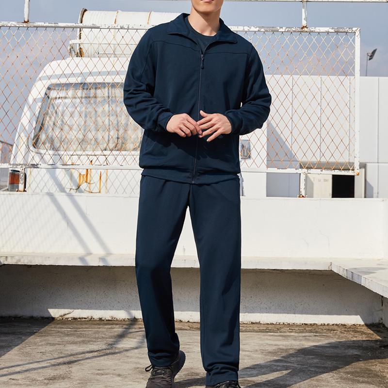 Outdoor Sports Quick-Dry Training Suit: Jacket & Long Pants – Thickened, Casual, for Spring & Autumn Running, Fitness.