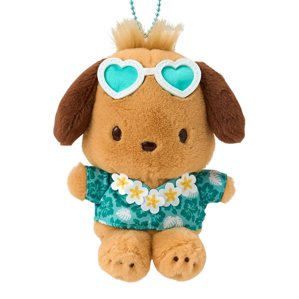 Sanrio Mascot Holder Pochacco Polyester and Ages 6 and 879746 (Tokonatsu Vacation) Steel, Up,