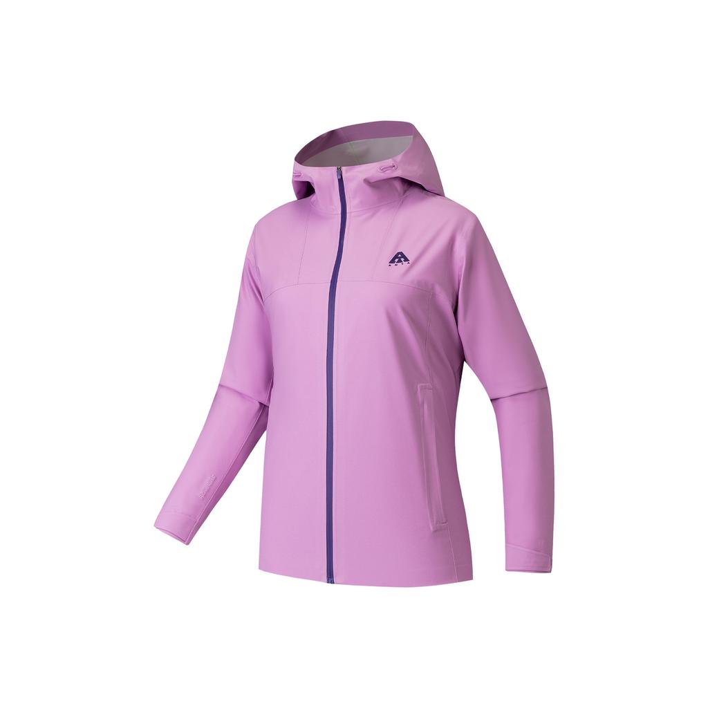 Anta Outdoor Series Water Shell 3.0 Earth Shell Outdoor Hard Shell Mountaineering Jacket Casual Versatile Daily Commuting Women Jacket 962546610-2