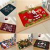 Christmas Door Mat Santa Claus Outdoor Carpet Merry Christmas Decorations Home Navidad Xmas Ornament New Year Decoration