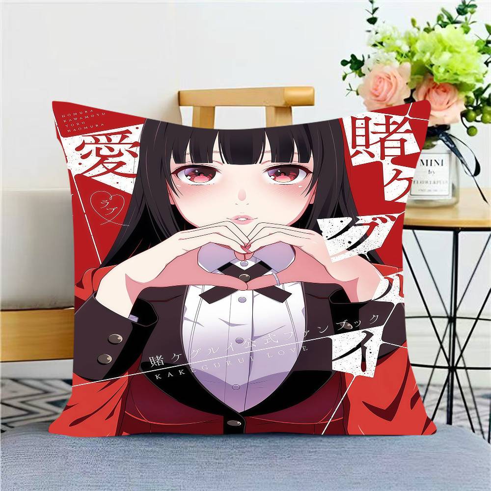 Anime Kakegurui Jabami Yumeko Kissen Anime Kissen Sofa Bett Kopfkissenbezug Kissenbezug Mode
