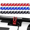 10Pcs Aluminum Alloys Bicycles Cable Clip Brake Cable Housing Clip Fixed Clamps Brake Derailleurs Shifts Cable Clip