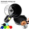400ml Coffee Cup with Button Multifunctional Stainless Steel Automatic Stirring Coffee Mug for Cafe