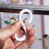Plastic Closet Hook Transparent Storage Organizer Durable Storage Hook  Kitchen