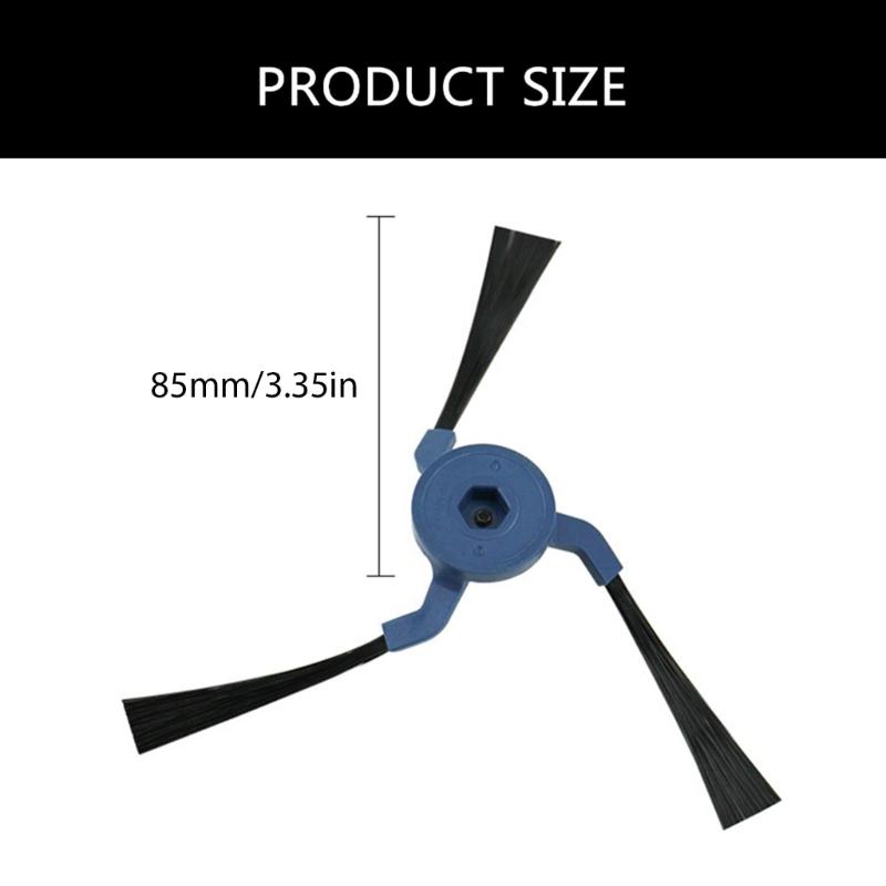 6/8/10Pcs Side Brushes Vacuum Cleaner Part Sweeper Side Brush Cleaner Side Brush for X10 Omni Side Brush Replacement