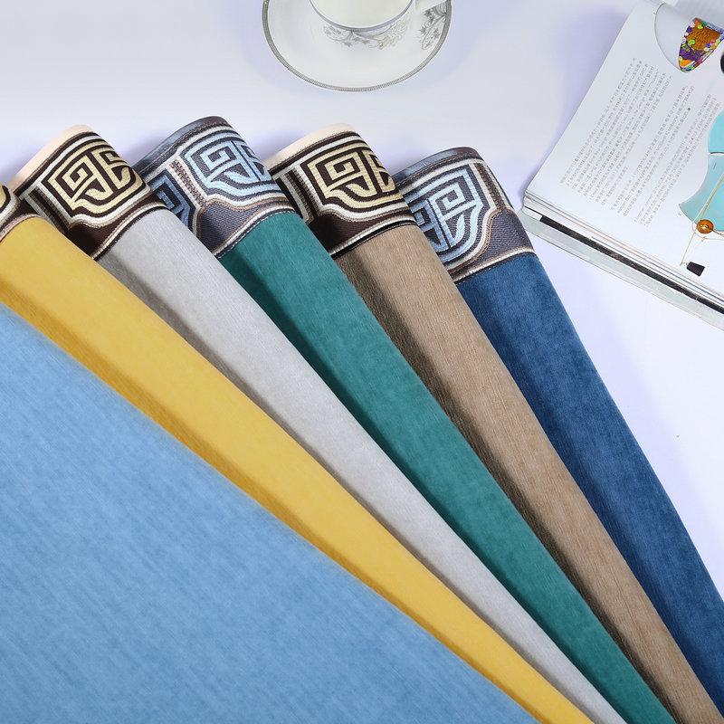 Book Fragrance Solid Color Chenille Sofa Cushion New Chinese Style Jacquard Net Tape