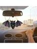 Halloween Decor Acrylic Stained Bat Suncatcher Hanging Ornament Goth Car Accessories Bat Car Hanging Accessories Gift for Women