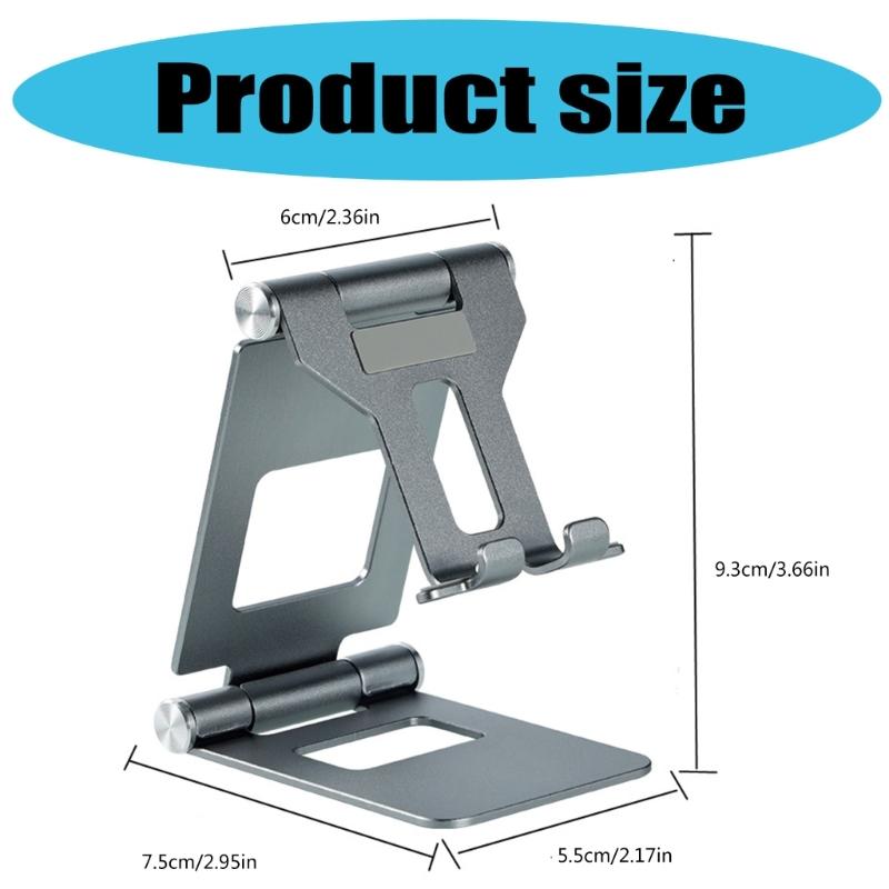 Cellphone Holder Angle Height Adjustable Holder Universal for Phone Tablet Foldable Support Stand Tabletop Phone Cradle
