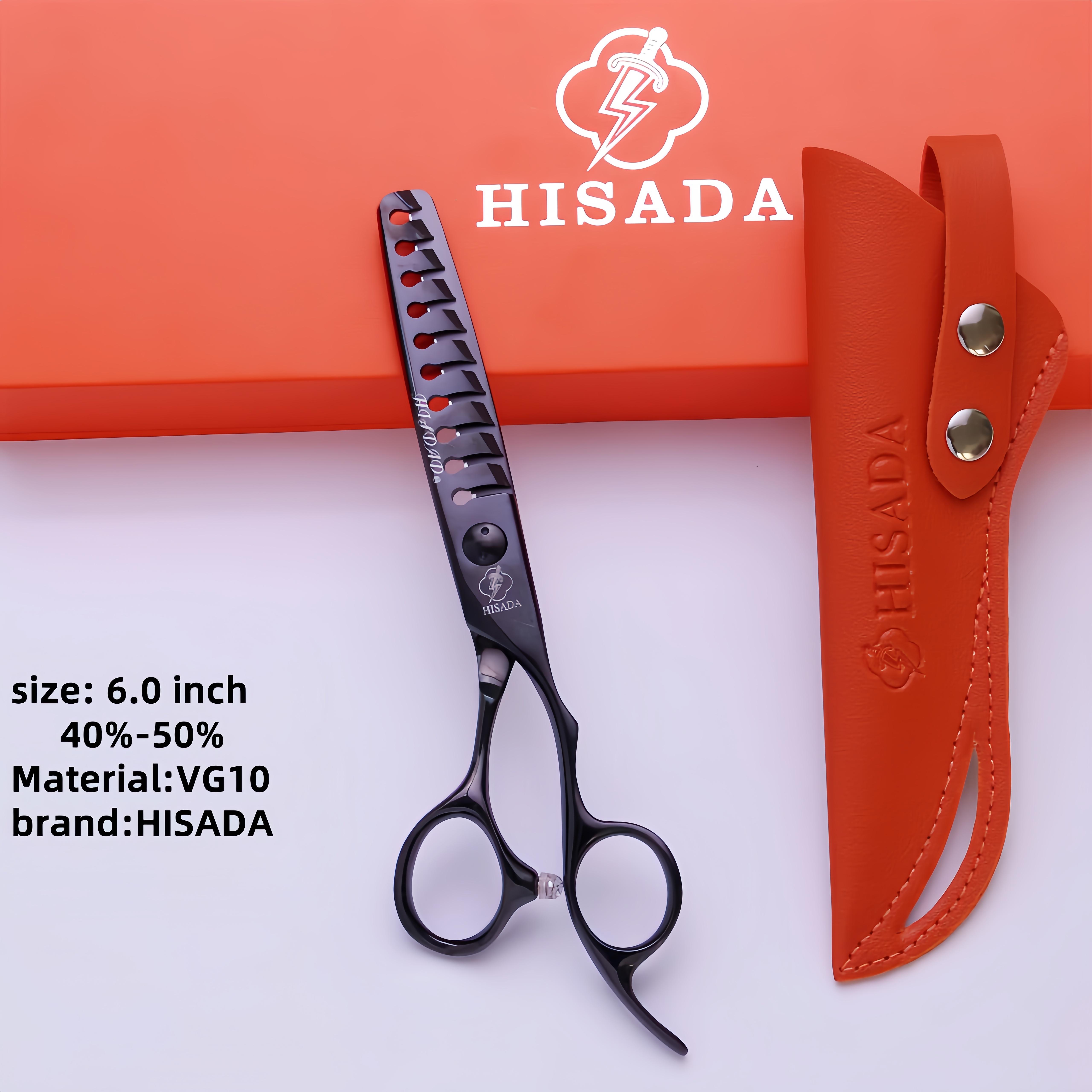 

HISADA профессиональные парикмахерские ножницы 7,0 дюймов Машинка для стрижки волос VG10 материал парикмахерские ножницы ножницы для волос