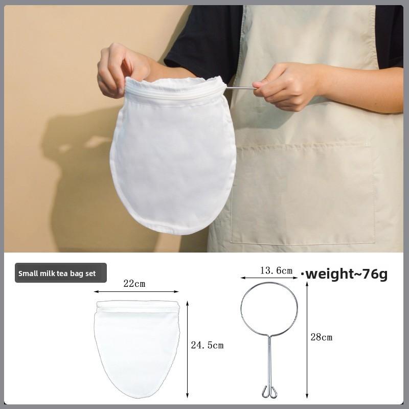 Milk Tea Filter Bag, Steel Ring, Pulled Tea Bag, Silk Stocking, Instant Tea Bag, Filter Screen, Tea Filter Bag