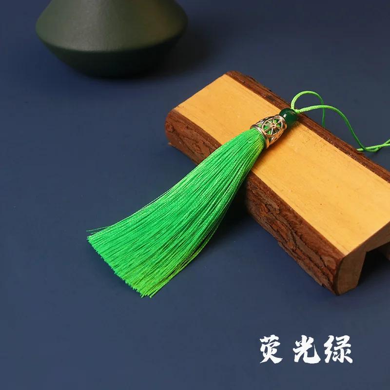 5pcs/Pack 10cm Multicolor Cotton Silk Tassel Cords Brush for Earrings Charm Pendant Tassel Fringe DIY Jewelry Making