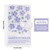 Savings Book Beautiful and Fresh Flower Student Savings Book Cash Storage Book Printed Portable Savings Book