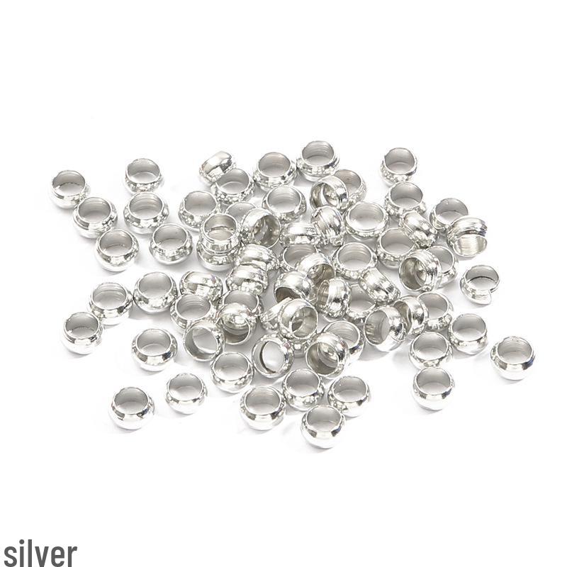 

Семицветные медные позиционирующие бусины для изготовления украшений своими руками и застежек для браслетов 2mm ~500 beads/pack