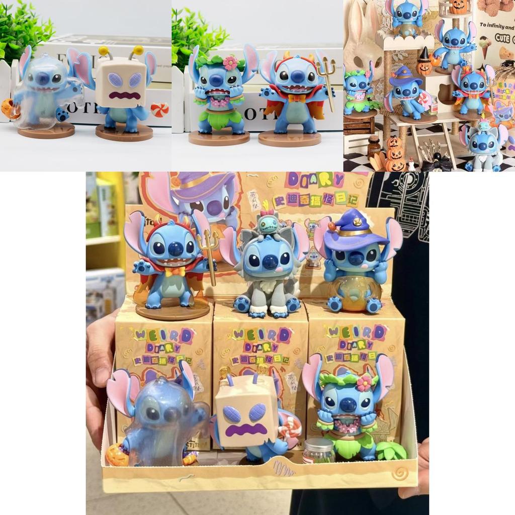 Adorable Lilo And Stitch Collectible Figures Blind Box Series Cute Pvc Toys