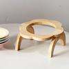 Ceramic Elevated Cat Bowl Anti-Spill Raised Cat Food Bowl Cute Dog Feeder  for Cats Dogs