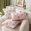 St. Patrick's Day Pillow Flower Plush Pillow Case Ins Style Living Room Sofa Embroidered Waist Pillow Cushion Cover