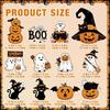 12Pcs Paper Halloween Ghost Decor White Halloween Party Decoration Cute Ghost Prop  Home Decor