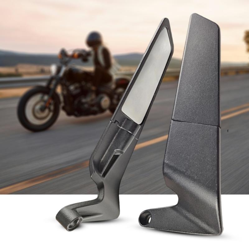 Aluminum Rearview Mirrors Wide View Motorcycle Mirror Adjustable Motorcycle Mirror Modification Part for Motorcycles