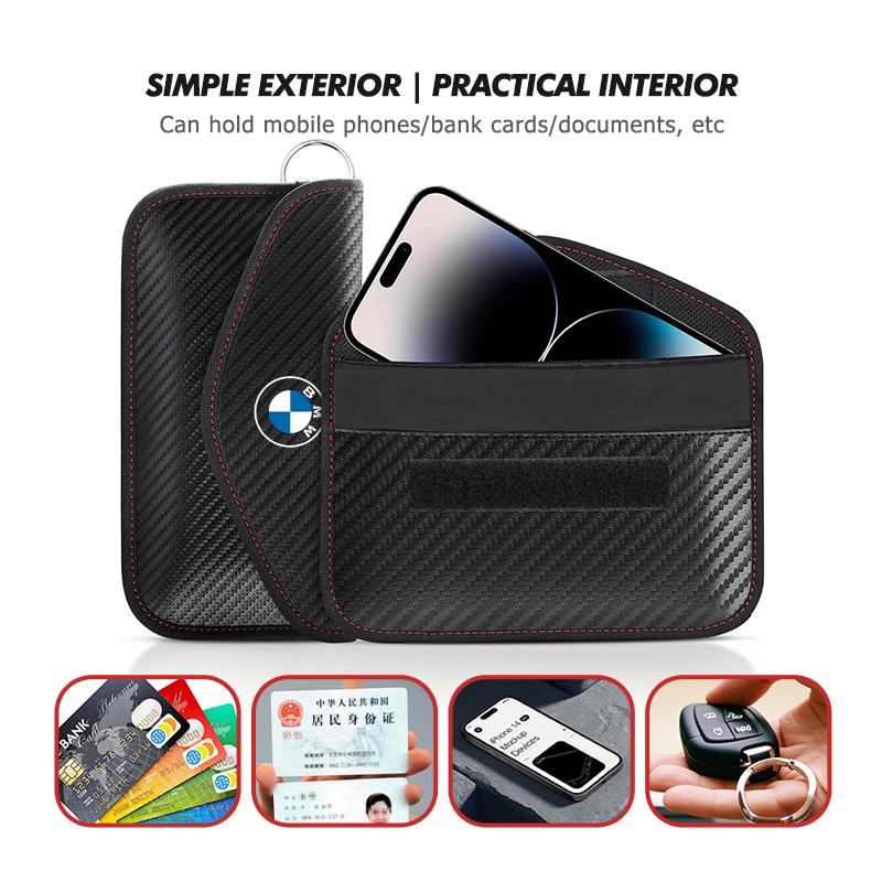 Car Key Signal Shielding Box Faraday Cage Remote Control Package For BMW E87 E70 E91 E30 G20 E92 E93 E60 E46 E90 G30 E53 X1
