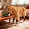 Pet Dog Socks Dog Limb Socks Cartoon Pattern Christmas Dog Socks Christmas Elk Cartoon Pet Socks Non-Slip Socks