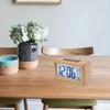 Natural Wood Grain Light-Sensitive Clock Digital Alarm Clock Dimmable Backlight Large Screen Minimalist Design