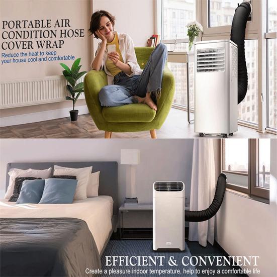 Portable Air Conditioner Hose Cover Wrap Easy To Install 3