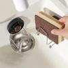 Quick Drying Suction Cup Sponge Holder Punch Free Sink Sponge Holder Sponge Drain Rack  for Home
