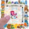 35pcs-50pcs Playful Nature Stickers Outdoor Outdoors School Supplies Stationery Stickers For Laptop Luggage Scrapbook DIY