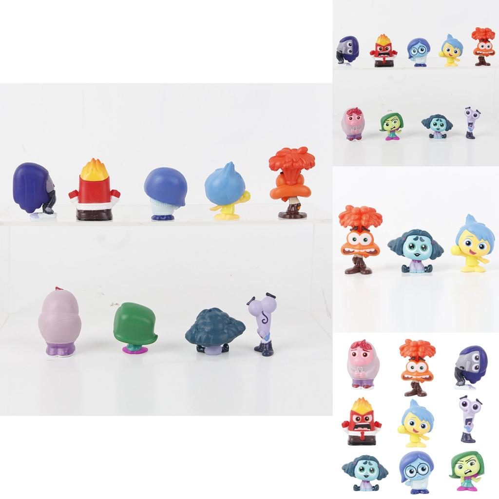 Adorable Inside Out Pvc Figure Collectible Set Fun Models Display Toys