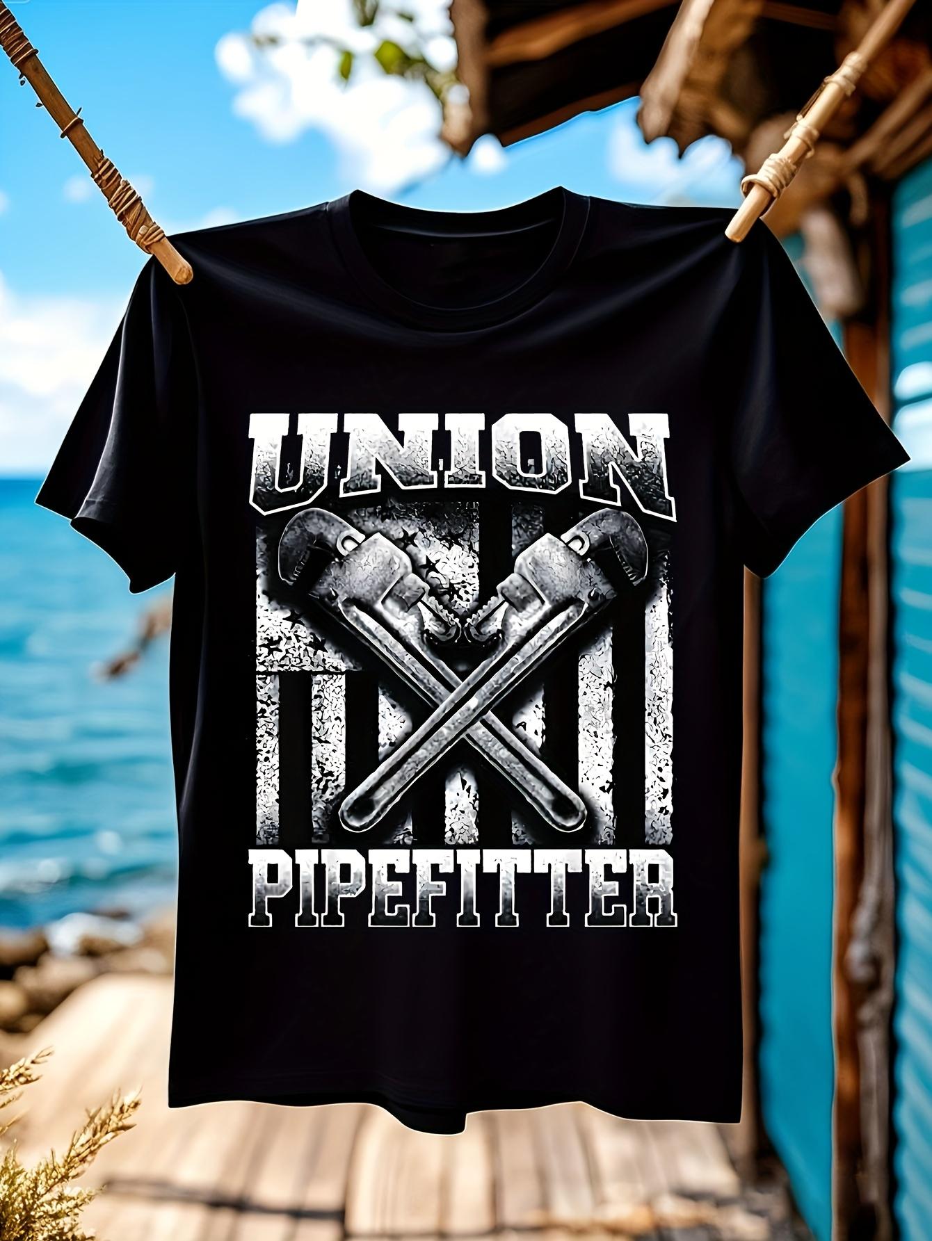 Union Pipefitter Graphic Tshirt Graphic Tshirt XXL