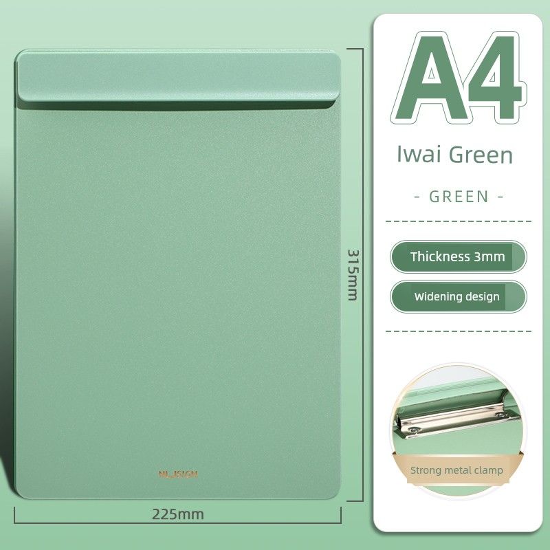 

Deli Rotatable Learning Tool Folder [Wide Clamp/No Curling] Iwai Green